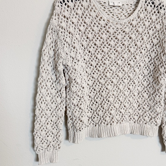 Studio B Cream Knit Sweater - Picture 2 of 8